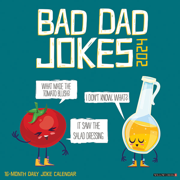 Bad Dad Jokes 2024 Wall Calendar Daedalus Books